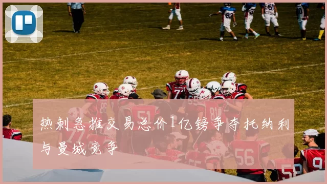 热刺急推交易总价1亿镑争夺托纳利与曼城竞争